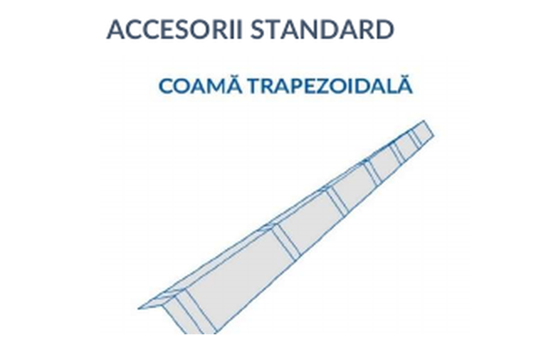 Imagine orientativă din catalog pentru produsul Coamă trapezoidală